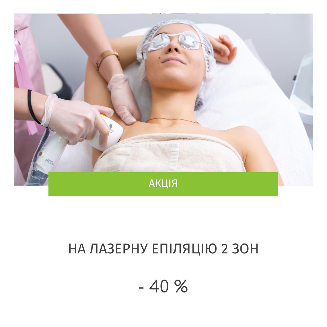 Акція в Авіцена на лазерну епіляцію